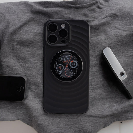 3D Wave Luxury Magnetic Bracket Iphone Case
