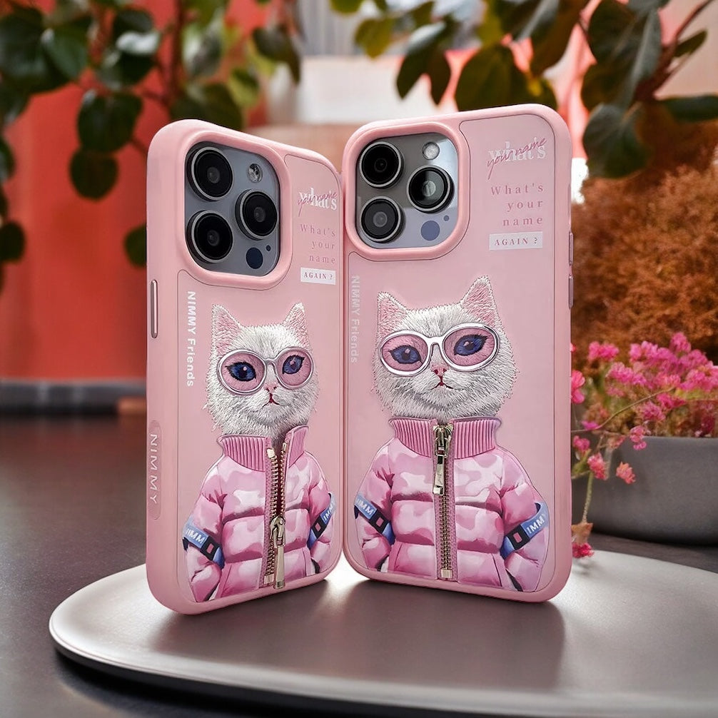 Cool Cat 3D Nimmy Iphone Case