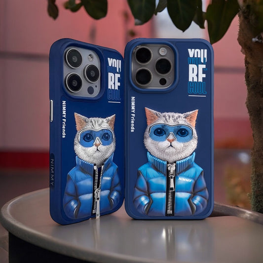 Cool Cat 3D Nimmy Iphone Case